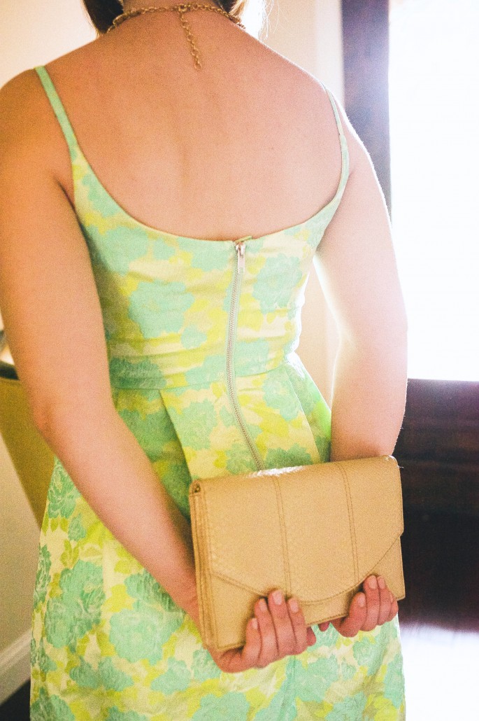 yellow and green dress