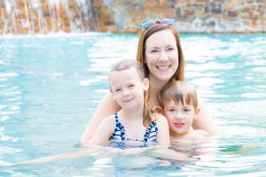 family staycation the woodlands resort summer trip kid friendly hotel pool