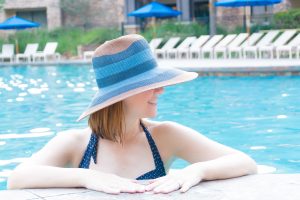 family staycation the woodlands resort summer trip kid friendly hotel pool