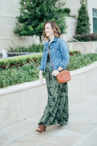 ONE DRESS TWO WAYS maxi dress fall fashion blogger style